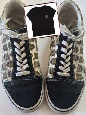VANS Sneakers Jaguar Graphic Suede Overlay w/ VANS Babydoll Logo Tee